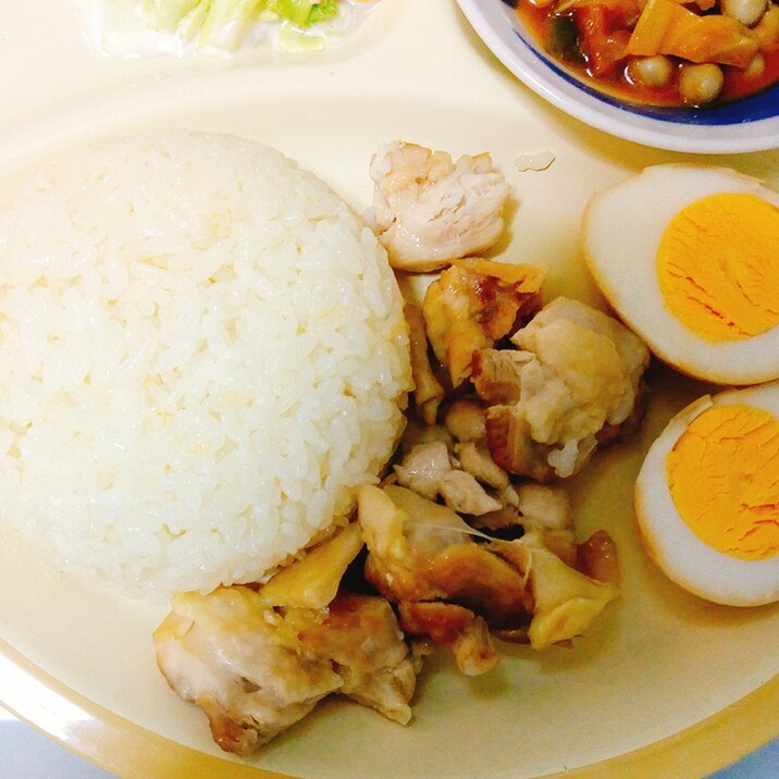 炊飯器で簡単！鶏肉シンガポールライス